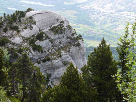 Les Griffes de l'Ours depuis le Sangle de Belles Ombres
