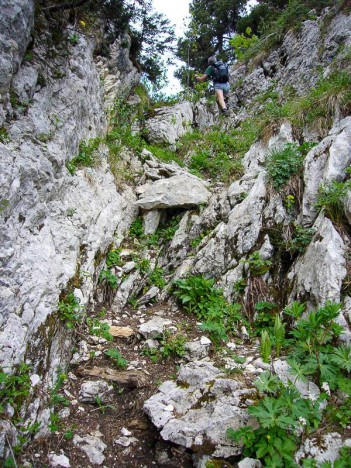 Couloir de sortie du sangle de Belles Ombres