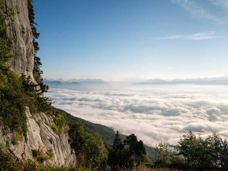 Combe de Savoie, mer de nuage