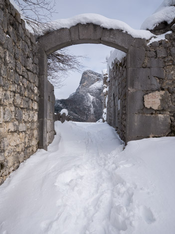 Entrée du Château de Montbel