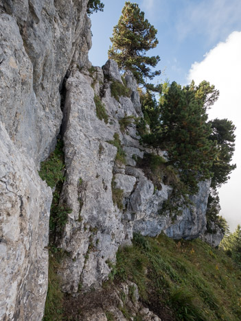 Escalade sur le chemin du Fourneau