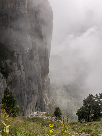 Brume sous le Pas de la Rousse