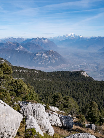 Les Bauges et le Mont Blanc