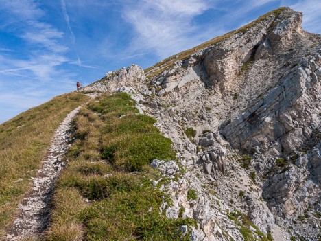 Ressaut de l'arête Sud du Mont Colombier, sept. 2009