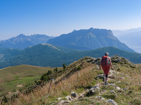 Panorama de la Galoppaz, août 2009