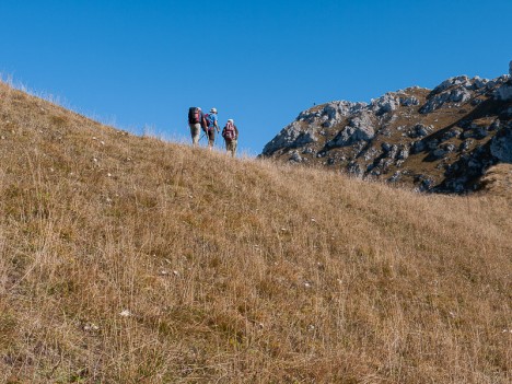 entre la Dent de Pleuven et l'arête Sud du Mont Trelod, sept. 2009