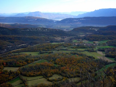 Paysage du Bugey, nov. 2007