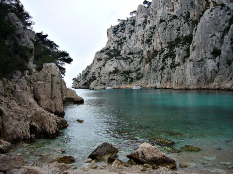 Plage de la Calanque d'en Vau, mai 2008