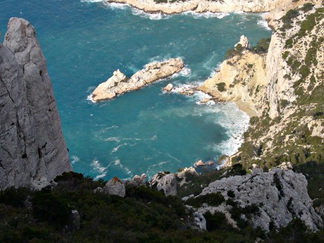 La Calanque de Sugiton et le Torpilleur, mai 2008