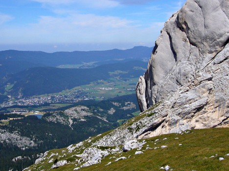 Au Sud des arêtes du Gerbier, sur la crête du Grand Couloir, août 2007
