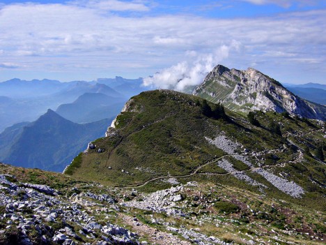 L'arête Sud du Pic Saint-Michel 1966 m, août 2007