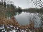 Le Lac de la Pierre, vue vers le Nord, janv. 2021