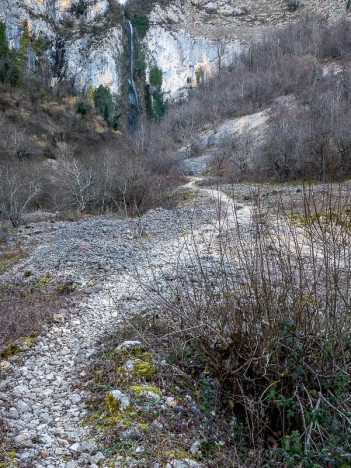 La Cascade de la Culaz, janv. 2020