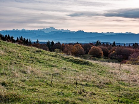 Le Mont Blanc et la Tournette, oct. 2020