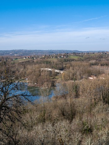 Le Lac de la Pierre et le Pont de Cordon, fév. 2021