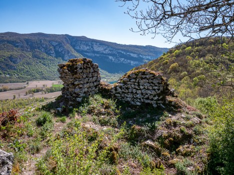 Ruines du Château de Tavollet, avr. 2021