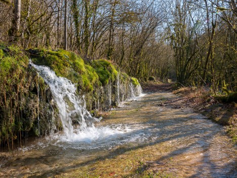 Ruissellement sur le chemin