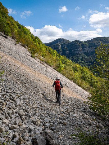 Le pierrier de la Combe de Vaux de Bœuf, sept. 2020