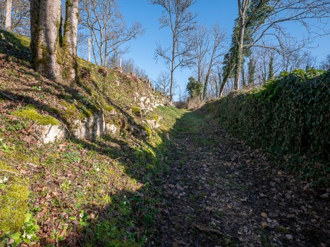 Le chemin de Cordon, fév. 2021