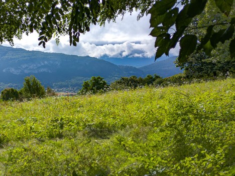Privé de la Dent du Chat prise dans des nuages tenaces