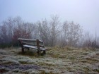 Banc sur le sentier de l'eau de Brégnier-Cordon