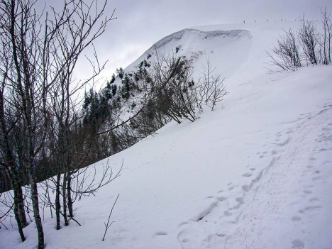 Dernier ressaut de l'arête du Grand Colombier
