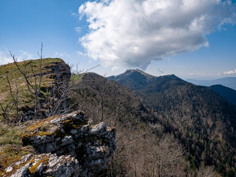 Le Grand Colombier, fait le volcan, mai 2021