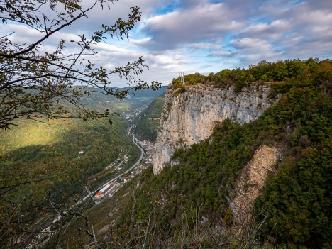 Le profond Couloir du Nivar, oct. 2020