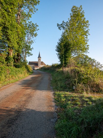 L'église de Lacoux, sept. 2020