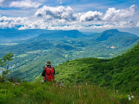En contrebas du Mollard Rond