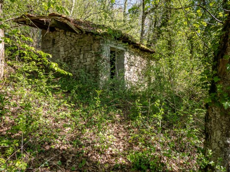 La cabane de Céfond, avr. 2021