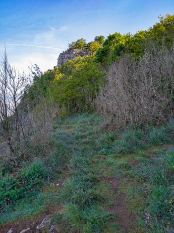 Les escarpements Sud du Mont Chevreaux, mai 2021