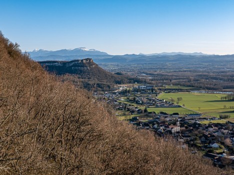 Point de vue sur Brégnier-Cordon, fév. 2020