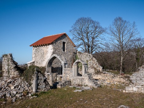 Ruines de l'Église de Saint-Alban – côté Sud, janv. 2020