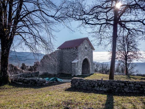 Ruines de l'Église de Saint-Alban, janv. 2020