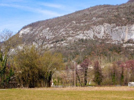 La falaise de Saint-Benoît