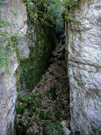 La Grande Crevasse, Rochers de la Cra