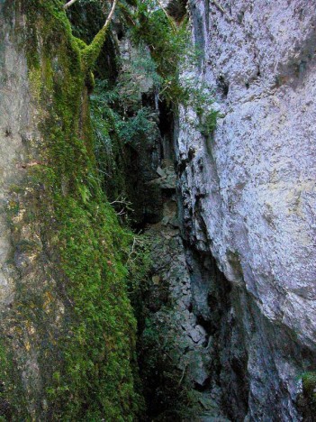 La Grande Crevasse, Rochers de la Cra