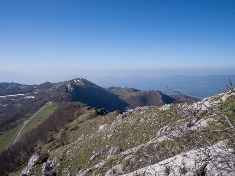 En Prise depuis la crête du Grand Colombier