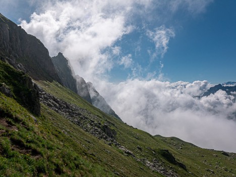 Nuages sur la Roche Noire