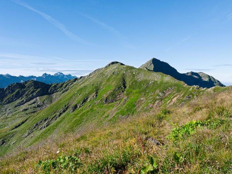 Sur la crête Nord du Grand Arc