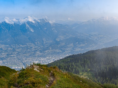 Sur la crête de la Grande Lanche, août 2009