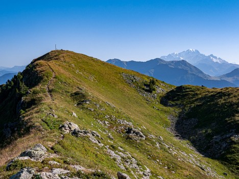 La Grande Lanche et le Mont Blanc, août 2020
