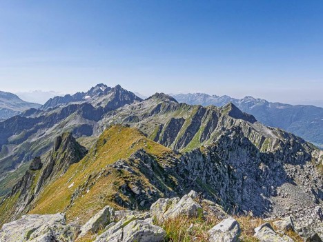 Au sommet de la Pointe de Combe Bronsin