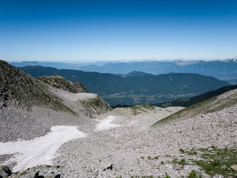 Descente du Col de Savatan