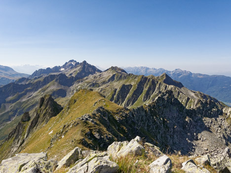 Au sommet de la Pointe de Combe Bronsin