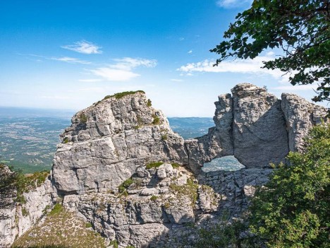 Lunette du Rocher de la Laveuse, Forêt de Saou
