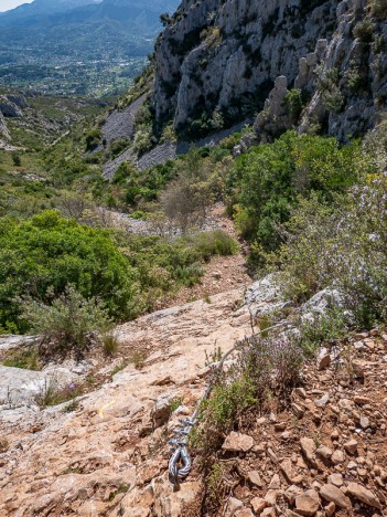 Au dessus de la Source de Barquieu