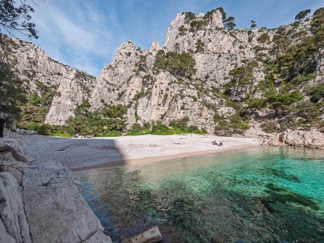 La plage de la Calanque d'En Vau
