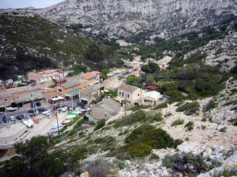 Le port de la Calanque de Callelongue